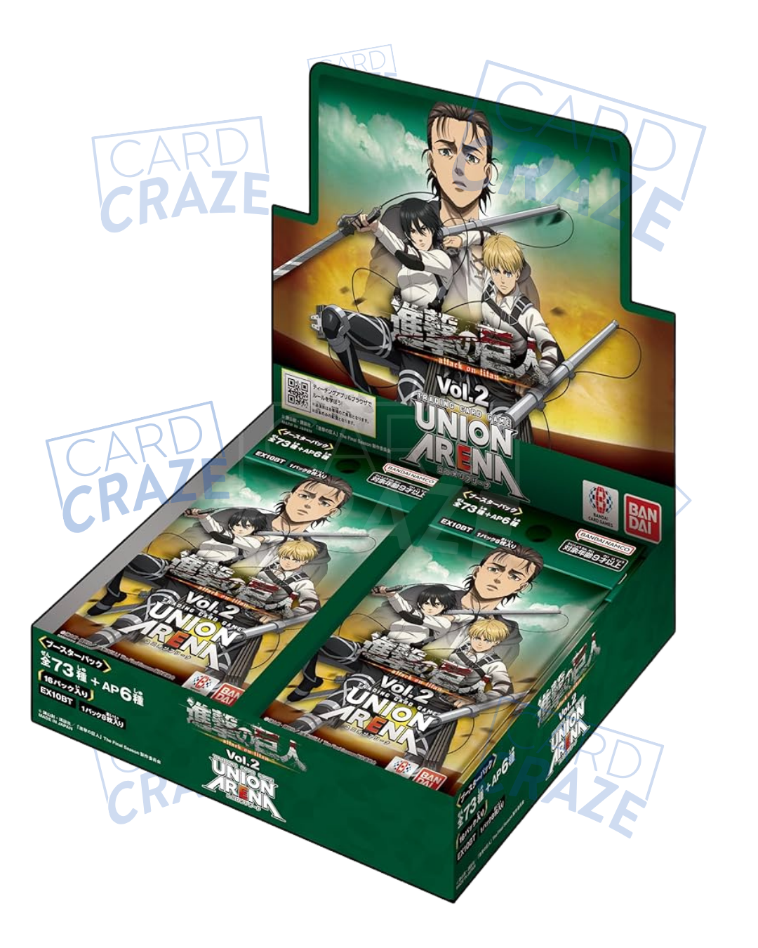 Attack on Titan Vol. 2 | Union Arena Box | JAP