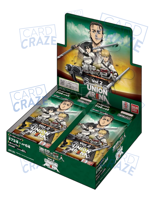 Attack on Titan Vol. 2 | Union Arena Box | JAP